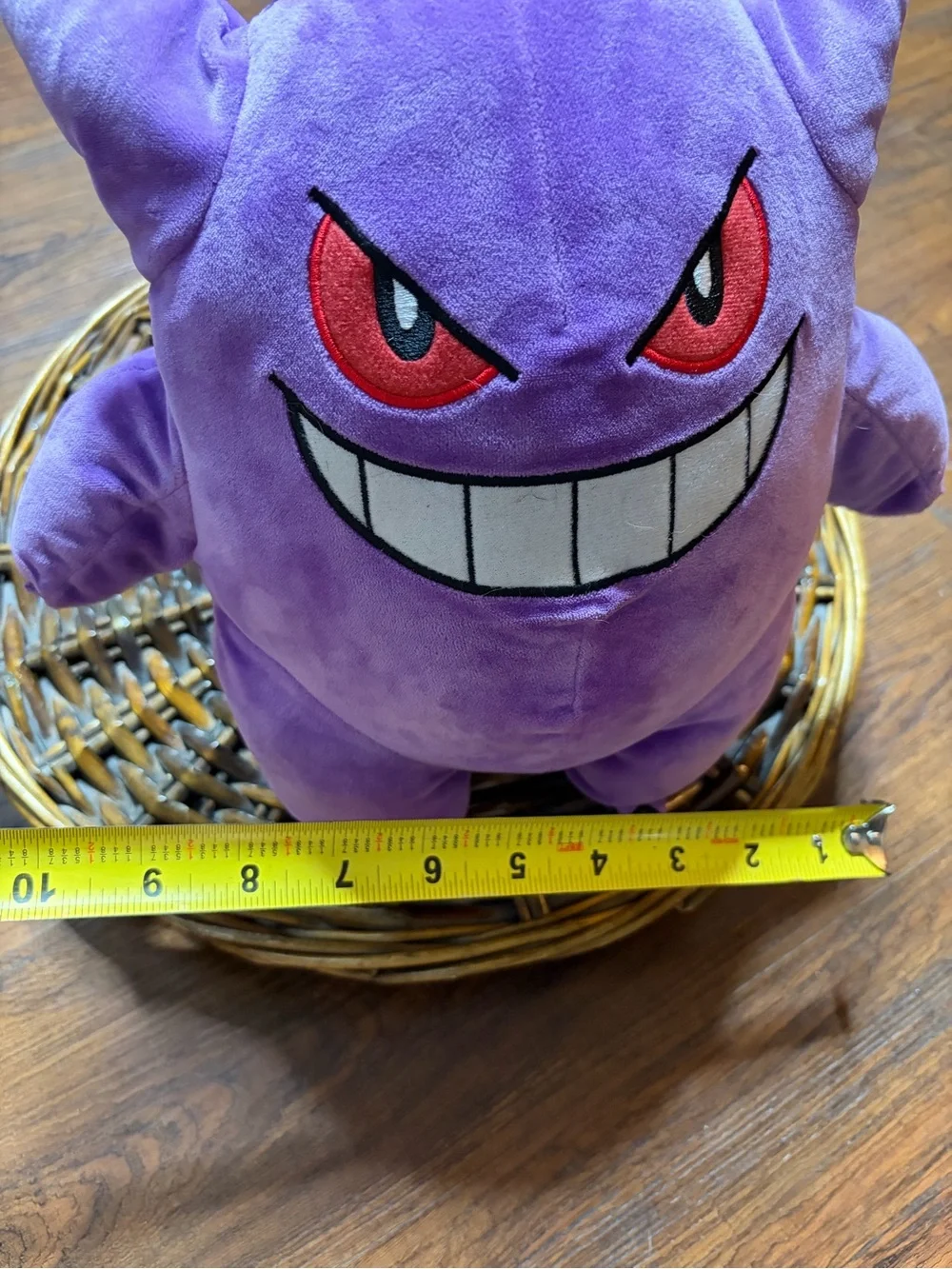 Plush Purple Gengar-Inspired Stuffed Toy for Kids